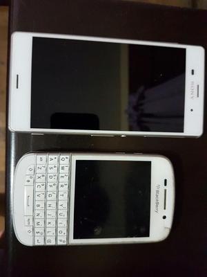 Sony Xperia Z3 Y Blackberry Q10
