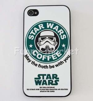 Star Wars Case Carcasa Iphone 4 Iphone 4s Starbucks 15 Soles