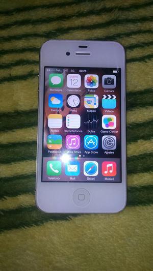 iPhone 4 Blanco 16 Gb Libre por Ocasion