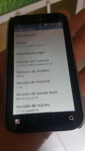 Motorola Defy Plus Acuatico