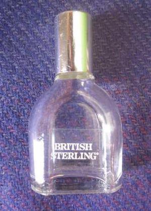 Botella De Perfume British Sterling. Colección. Vintage
