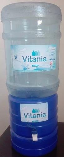Kit No Retornable Vitania 20 Lts (Surtidor +bidón Con Agua)