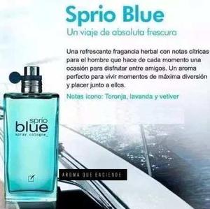 Perfume Sprio Blue Unique Hombre Gran Original Y Nuevo!