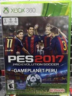 Pes 2017- Pro Evolution Soccer 17 Xbox 360 Envios -delivery