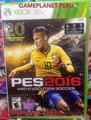 Pes16 Pro Evolution Soccer 2016 Xbox 360 Disponible Delivery