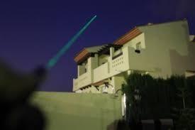 Puntero Laser Verde, Se Ve Su Trayectoria En La Escuridad