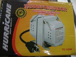 Transformador De Voltaje (220v A 110v) Potencia: 100 Watts