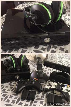 Xbox 360 500 G +audífonos C/micrófono +2 Mandos C/u Con 2