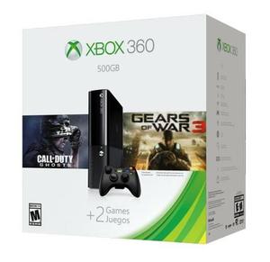 Xbox 360 500 Gb + Juegos Gow3 Y Cod Ghost 220v Nuevo Sellado