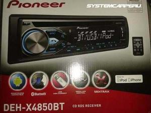 Autoradio Pioneer Deh X4850bt,bluetooth,usb,cd,mp3,instalado