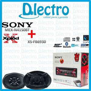 Autoradio Sony Mex-n4150bt Bluetooth,nfc Xplod 2 + Parlantes