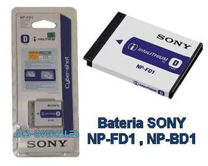 Batería Np-fd1 Np-bd1 Original Sony Cybershot Tipo D Serie