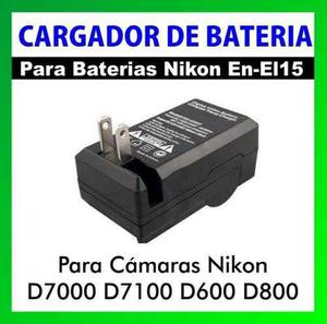 Cargador De Bateria En-el14 P/nikon D5200 D5300 D3100 D3200