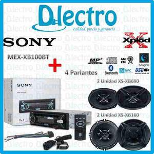 Combo Autoradio Sony Mex-xb100bt Bluetooth, Nfc+ Xb690 Xb160