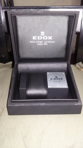 Edox Estuche Reloj Original Madera Omega Tissot Tag Heuer