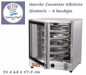 Horno A Conveccion /convector Giratorio 4 Bandejas Electrico