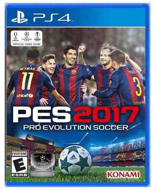 Juego Ps4 Fisico Pes17 Pro Evolution Soccer Pes Sellado