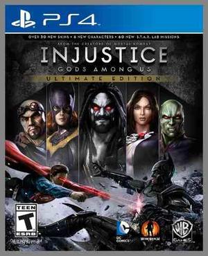 Juego Ps4 - Injustice - Ultimate Edition - Nuevo Y Sellado