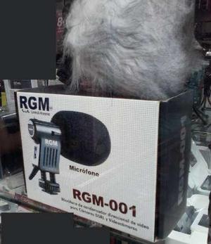 Micrófono Para Camaras Fotograficas Rgm 001, Con