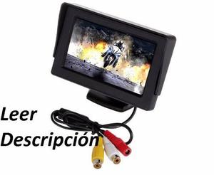 Monitor Lcd Video Y Retroceso 4.3 Y 7pulg Para Auto Diy Gsp1