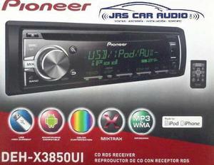 Radio Pioneer Deh-x3850ui A S/ 429.99 Instalado Modelo 2016!
