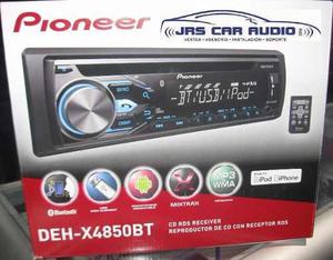 Radio Pioneer Deh-x4850bt S/.499.99 Instalado O Envio Gratis