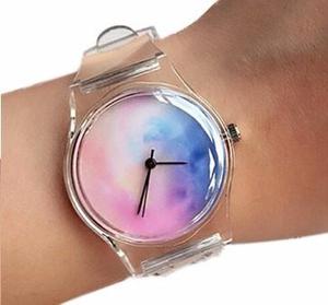 Reloj Transparente A La Moda Casual, Multiple Diseño
