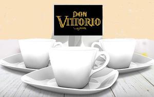 Colección De Tazas Don Vittorio, Juego Por 6 Unidades