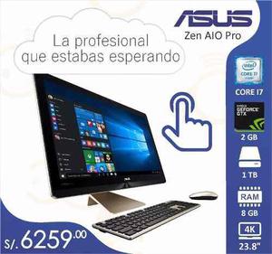 Desktop Asus Zen Pro Aio I7 1tb 8gb 2gb Nvida 4k 23.8 Touch