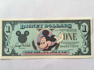  Dólares De Disney Mickey $1