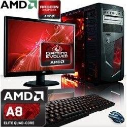 Pc Gamer Completas A8 Monitor 20 Ram 8gb Extre Full