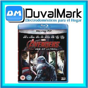 Pelicula Avengers 2: Era De Ultron Bluray 3d Original Nuevo