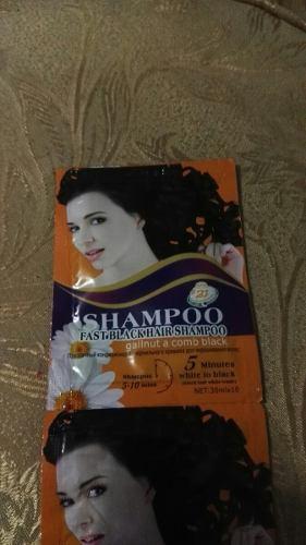 Promocion Tinte Shampoo Sin Amoniaco 5 -7 Min Negro Caja 10