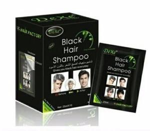 Shampoo Tinte Cabello Canas Negro En Sólo 10 Minutos