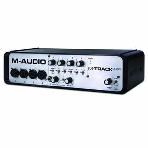 Interfaz M-track Quad M-audio