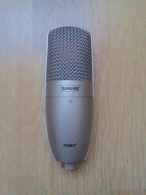 Micrófono Shure Ksm27 Condensador Estudio Grabación Sonido