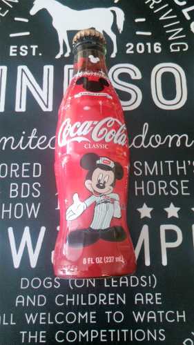 Botella Coca Cola Mickey Mouse De Coleccion
