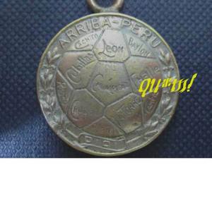 Medalla Futbol Bombonera  No Nos Ganan Arriba Peru Didi