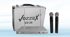 Microfono Profesional Inalambrico Vozzex Vz-26 P/karaoke