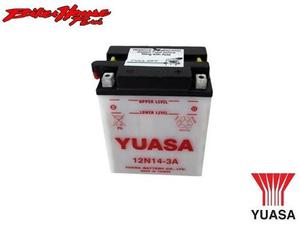 Bateria Para Moto Yuasa 12n14-3a Honda Yamaha Suzuki Kawasak