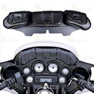 Bolso Para Parabrisas De Moto 3 Bolsillos Harley Davidson