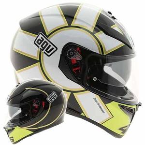 Casco Agv K-3 Rossi Gothic 46, Helmet Gp Valentino Rossi 46