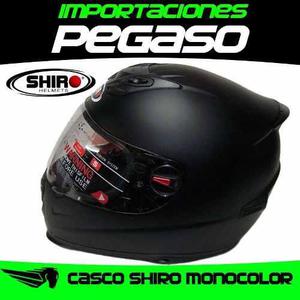 Casco Moto Shiro Monocolor En Oferta S/169 Motochirrillos