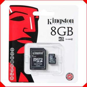 Memoria Micro Sd 8 Gb Clase 10 Kingston Por Mayor Y Menor