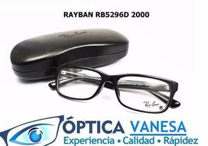 Monturas Rayban 5296 Negro-100% Original Optica Vannesa