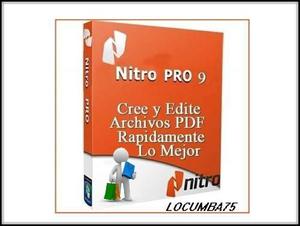 Nitro Pro 9 Crea Edita Convierte Archivos Word Excel A Pdf