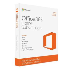 Office 365 Para 5 Pcs/macs + 5 Tabletas En Caja Sellada