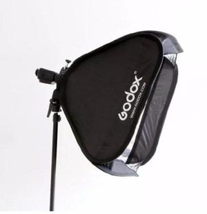 Softbox Godox 80x80 Con Bracket Porta Flash Nuevo Con Tienda