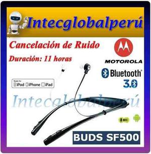 Audífono Bluetooth 3.0 Motorola Buds Sf500 Stereo Hd