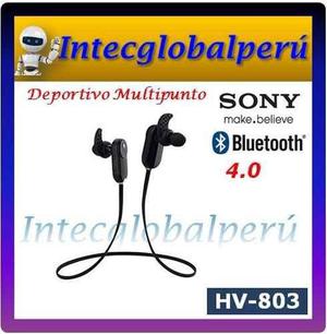 Audífono Bluetooth 4.0 Sony Hv-803 Deportivo Multipunto